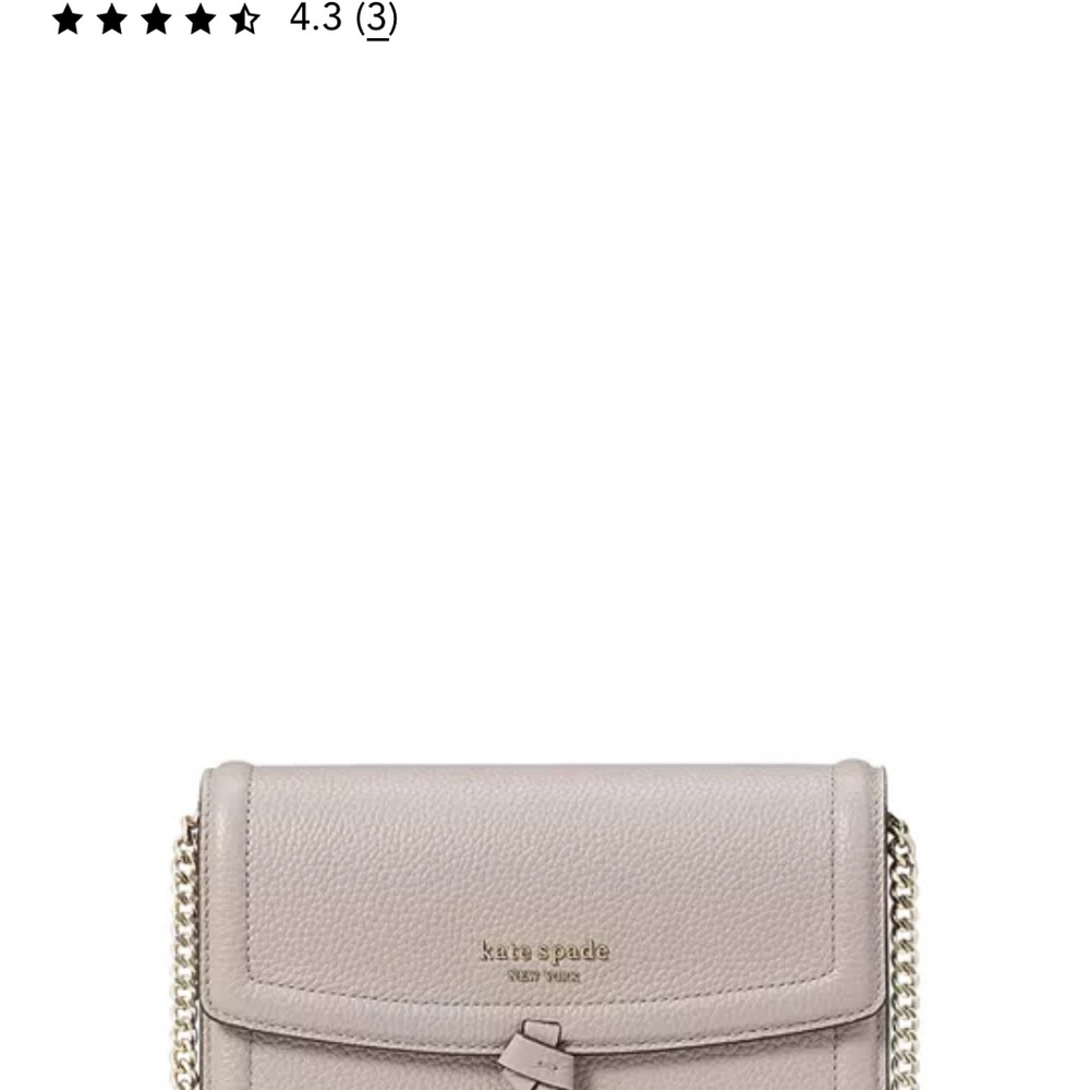 Kate Spade Light Gray Crossbody Bag